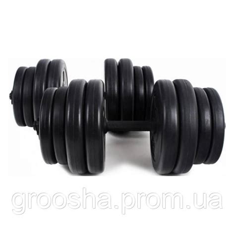 Гантели Битумные RN Sport 16 Кг (BD-16) — Купить Недорого на Bigl.ua ...