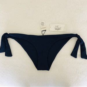 L Space Swim Lspace Haven Side Tie Bikini Bottom Midnight Xs Poshmark