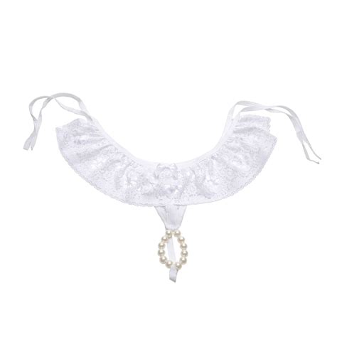 Kit Calcinha Tailandesa Fio Dental Sexy P Rola Branco Sex Shop Loja Do Prazer