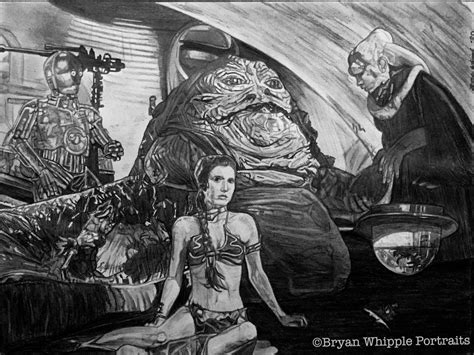 Jabba The Hutt Princess Leia C3po Star Wars Return Of The Jedi Edición