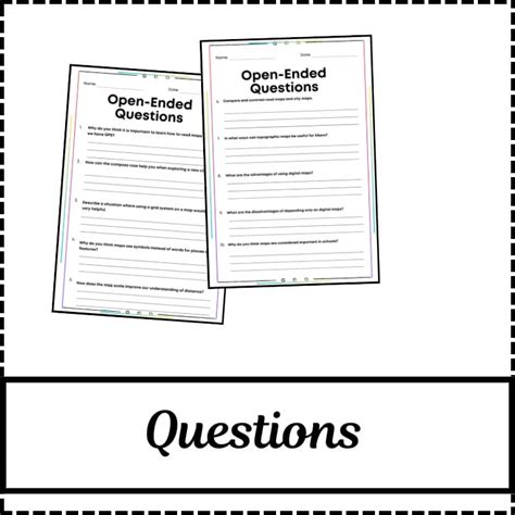 Reading a Map to Find Locations comprehension with hands on activities