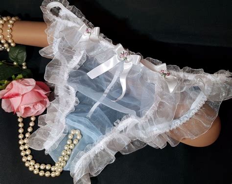 Sissy Ultra Super Soft Sheer Nylon Discreet High Tanga Bikini Knicker Etsy