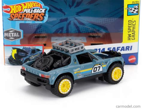 Mattel Hot Wheels Hpr E Hwh Escala Porsche N Racing Light Blue Black