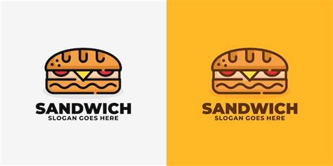 Vector De Dise O De Logotipo S Ndwich Vector Premium