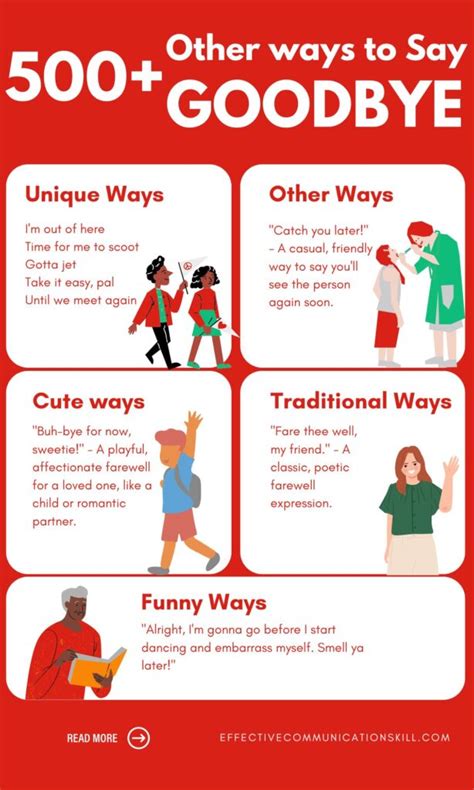 500 Other Ways To Say Goodbye Farewell Or Bye Synonyms Different