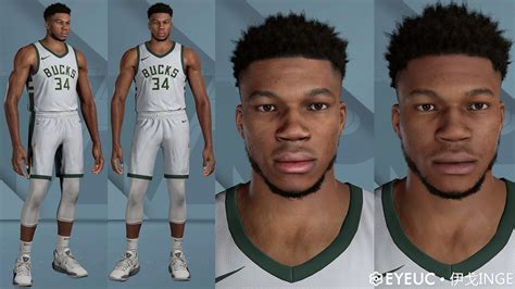 Nba K Giannis Antetokounmpo Cyberface And Body Model V By Igo Inge