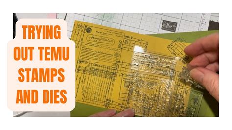 Temu Stamps And Dies Haul Lets See How They Work Youtube