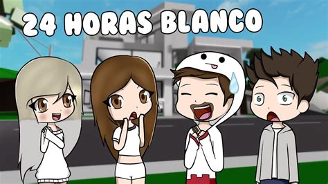 24 Horas Viviendo En Un Mundo Blanco Con El Team Anormal En Brookhaven