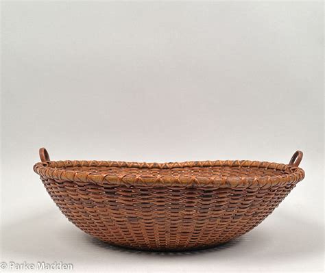 Antique Nantucket Lightship Basket With Wide Rim Paul Madden Antiques
