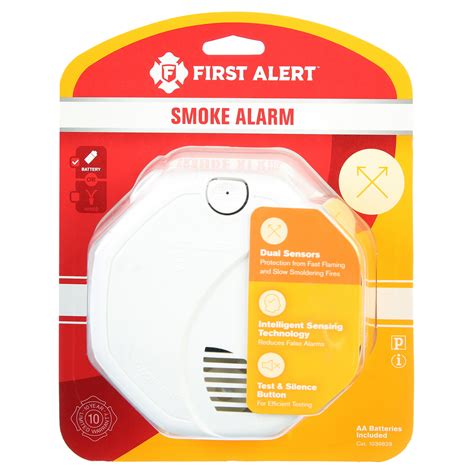 First Alert Dual-sensor Smoke and Fire Alarm, Battery Powered, SA320CN