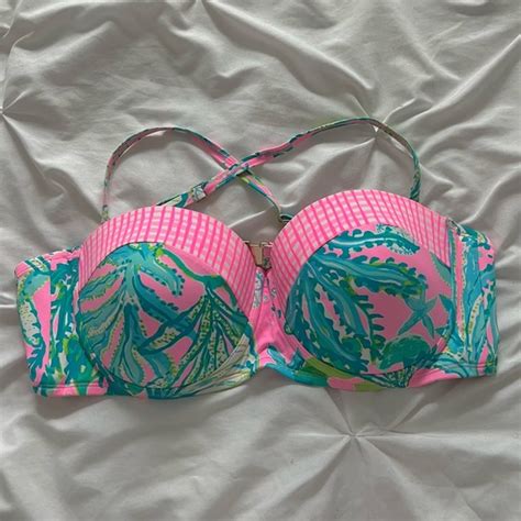 Lilly Pulitzer Swim Lilly Pulitzer Leven Bikini Too Mandevilla Baby Hip Nautic Poshmark