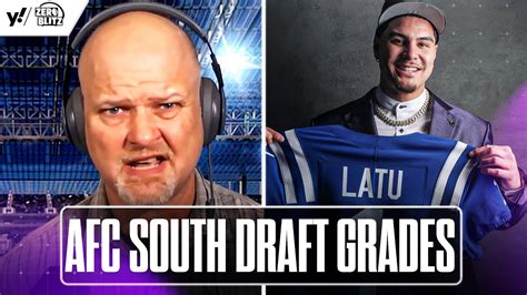 Nfl Draft Grades For The Afc South Zero Blitz Yahoo Sports Youtube