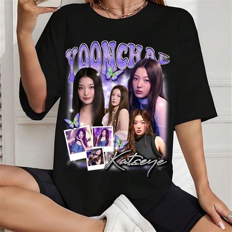 Retro Yoonchae Katseye Graphic T Katseye Soft Is Strong Album Sweat