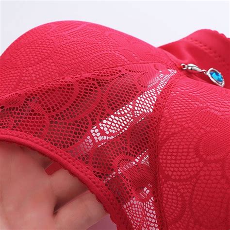 Women Sexy Lace Wireless Lingerie Push Up Bra Sleepwear Underwear Plus Size EBay