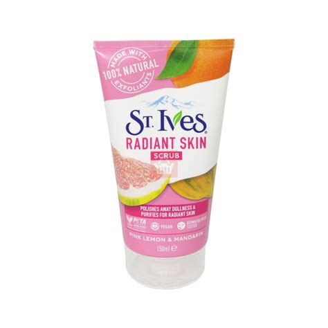 St Ives Radiant Skin Pink Lemon Mandarin Scrub 150ml