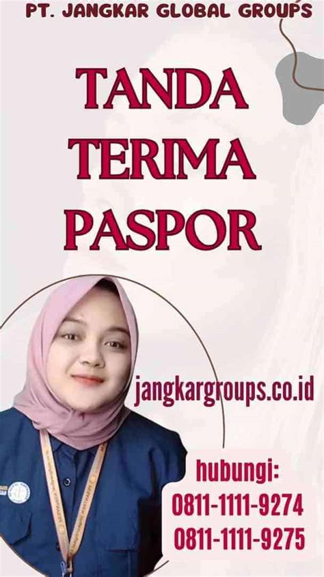Tanda Terima Paspor Jangkar Global Groups