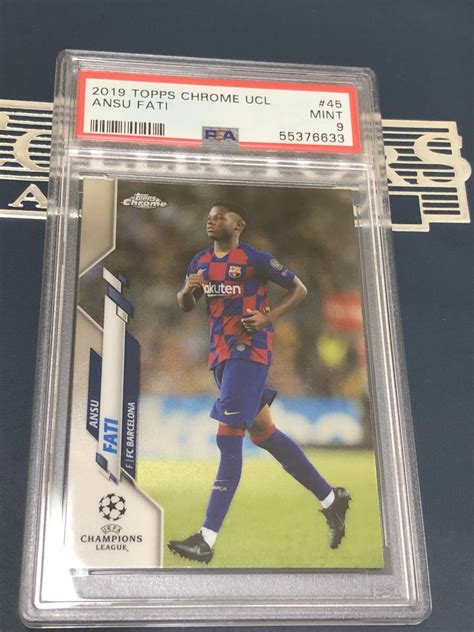 Topps Chrome Uefa Champions League Soccer Psa