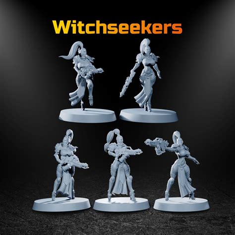 Миниатюра Warhammer 40000 Adeptus Custodes Искатели ведьм
