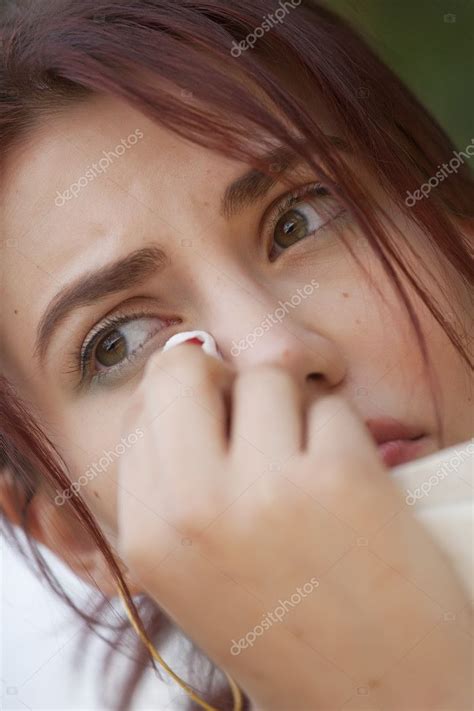 Sad woman crying — Stock Photo © eddiephotograph #5638815