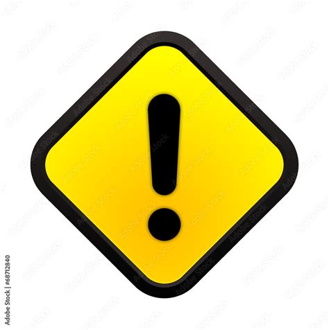 Diamond Warning Sign