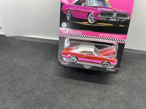 2025 Hot Wheels 1969 Dodge Charger R T RLC Pink Party Car RLC Exclusive Release 25th Nationals