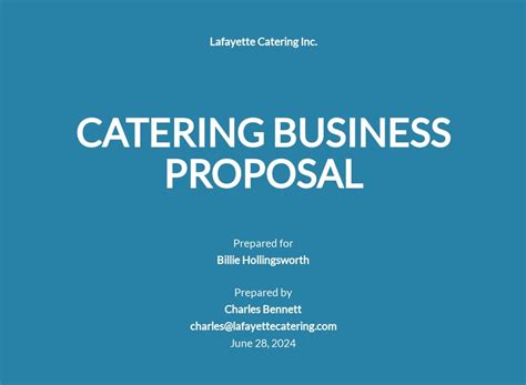 63 Free Catering Templates Edit And Download