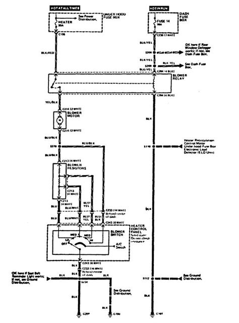 Acura Integra 1989 Wiring Diagrams Hvac Control