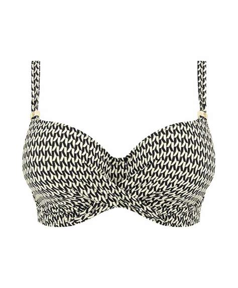 Bikini Con Reggiseno Con Ferretto Koh Lipe Nero E Crema