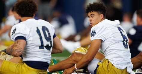 Notre Dame Football Depth Chart After Fall Camp Practice No 1 Offense