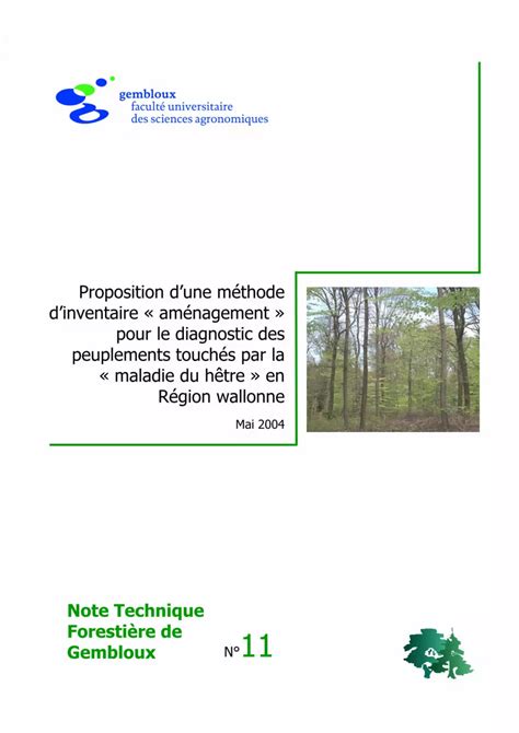 PDF Proposition d une méthode d inventaire aménagement pour le