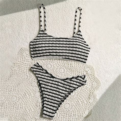 Jjayotai No Boundaries Women S Peices Textured Bathing Suit Smocked Wireless Bikini Bandeau