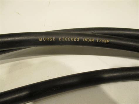 E300623 Morse 15 Marine Boat Steering Cable And Rotary Helm 180in