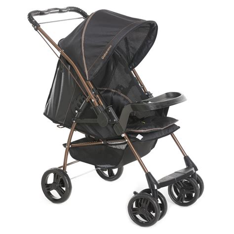 Carrinho Bebe Alça Reversivel - Carrinho Bebê Passeio Alça Reversível Milano Preto Galzerano | Shopee ...