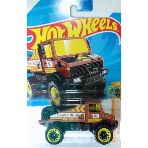 Miniatura MERCEDES BENZ UNIMOG 1300 HW HAULERS 4 5 HKH26 Hot Wheels Mattel 1 64 Shopee