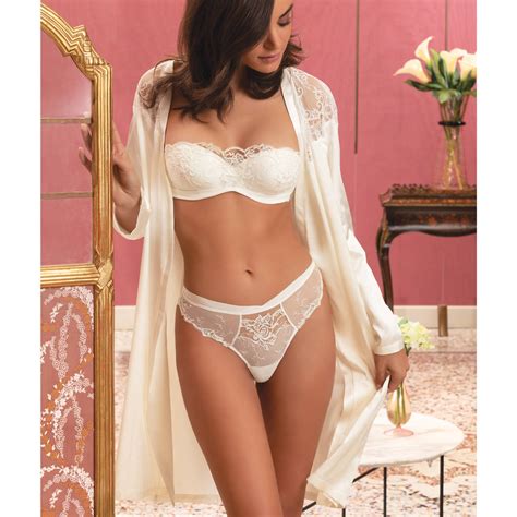 Lise Charmel ensemble lingerie 3 pièces Source Beauté Ecru Nacre