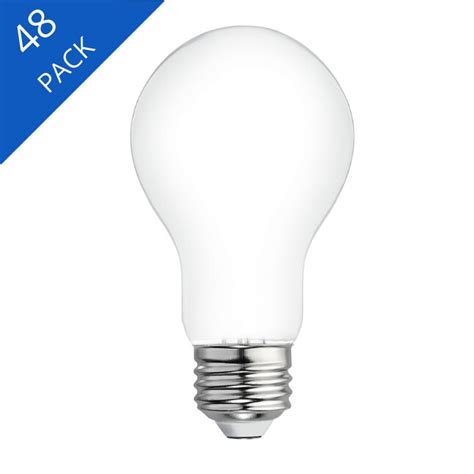 Ge Classic 60 Watt Eq A19 Soft White Medium Base E 26 Dimmable Led Light Bulb 48 Pack At