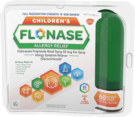 Flonase Spray Nasal Para Alivio De Alergias Para Niños Yaxa Store