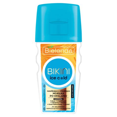 Bielenda Bikini Ice Cold nawilżająco chłodząca mgiełka po opalaniu ml hebe pl