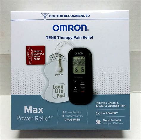 Omron Max Power Relief Tens Therapy Pain Relief Unit Muscle Stimulator