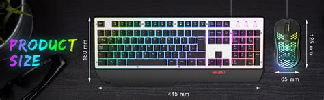 Kolmax Hunter Gaming Keyboard Colorful Lights Rainbow Led Backlit