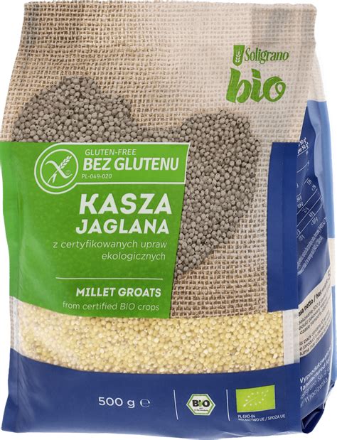 Soligrano Kasza Jaglana Bezglutenowa BIO 500 G Kupuj W Zawsze