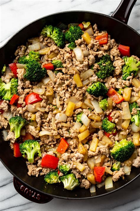 dinner ideas ground pork