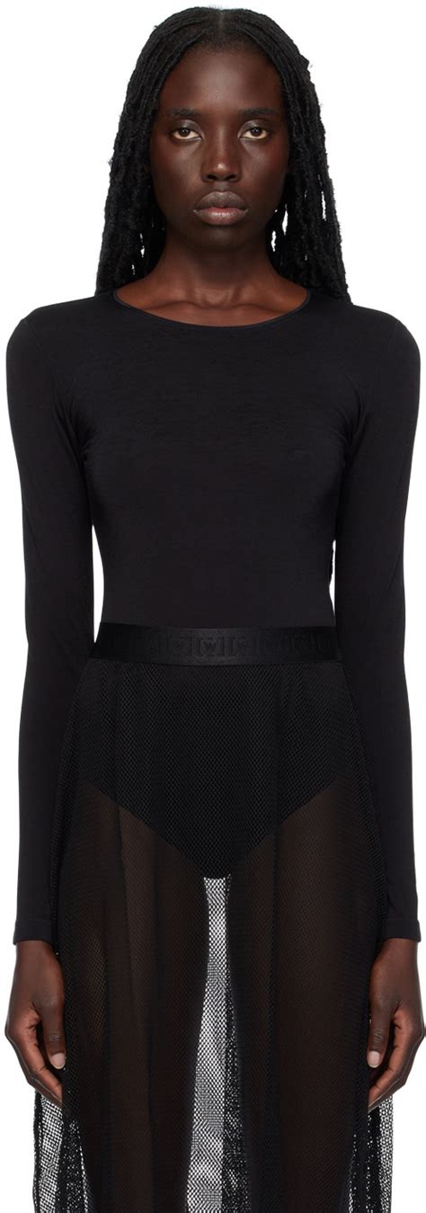 Wolford Black Berlin Bodysuit Wolford