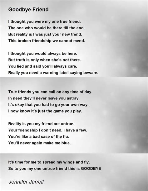 Broken Friendship Poems That Make You Cry