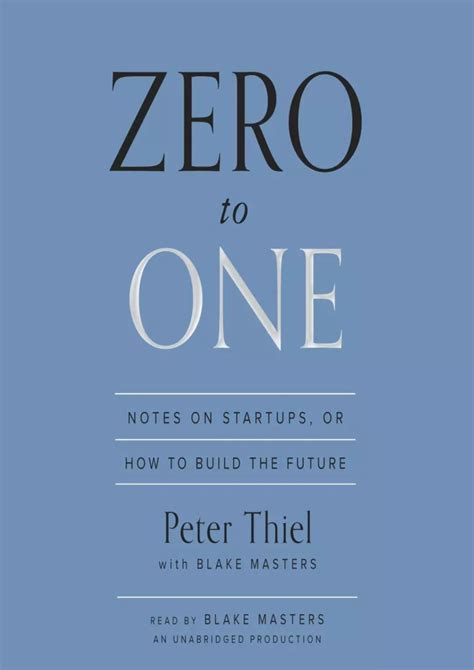 Ppt Pdfread Zero To One Notes On Startups Or How To Build The