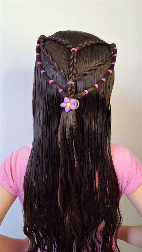 Penteados Infantil Simples E Facil Solto - Penteado Fácil para Cabelo Solto - Penteados Infantis Rápidos | TikTok