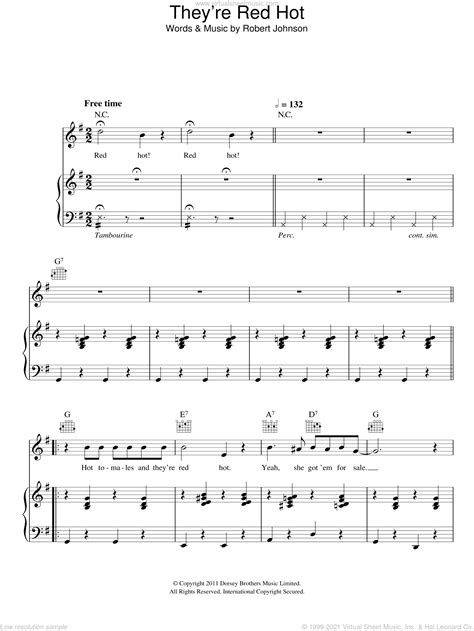 Hugh Laurie Theyre Red Hot Sheet Music For Voice Piano Or Guitar