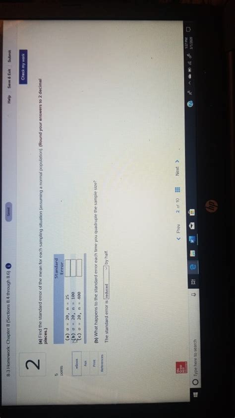 Solved 8-3 Homework: Chapter 8 (Sections 8.4 through 8.6) | Chegg.com