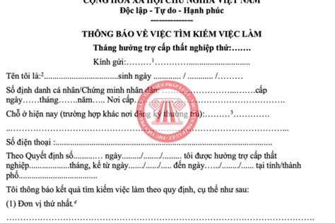 thong bao ve viec tim kiem viec lam va huong  chi tiet