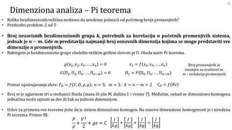 Dimenziona analiza i teorija sličnosti ppt κατέβασμα